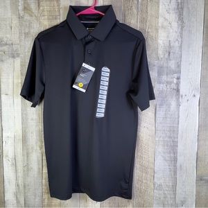 Members Mark Performance Black Polo Sz Small 3-Button Front & UPF 50 Pro…